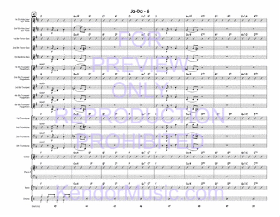 Ja-Da Jazz Ensemble scores gallery preview page 7
