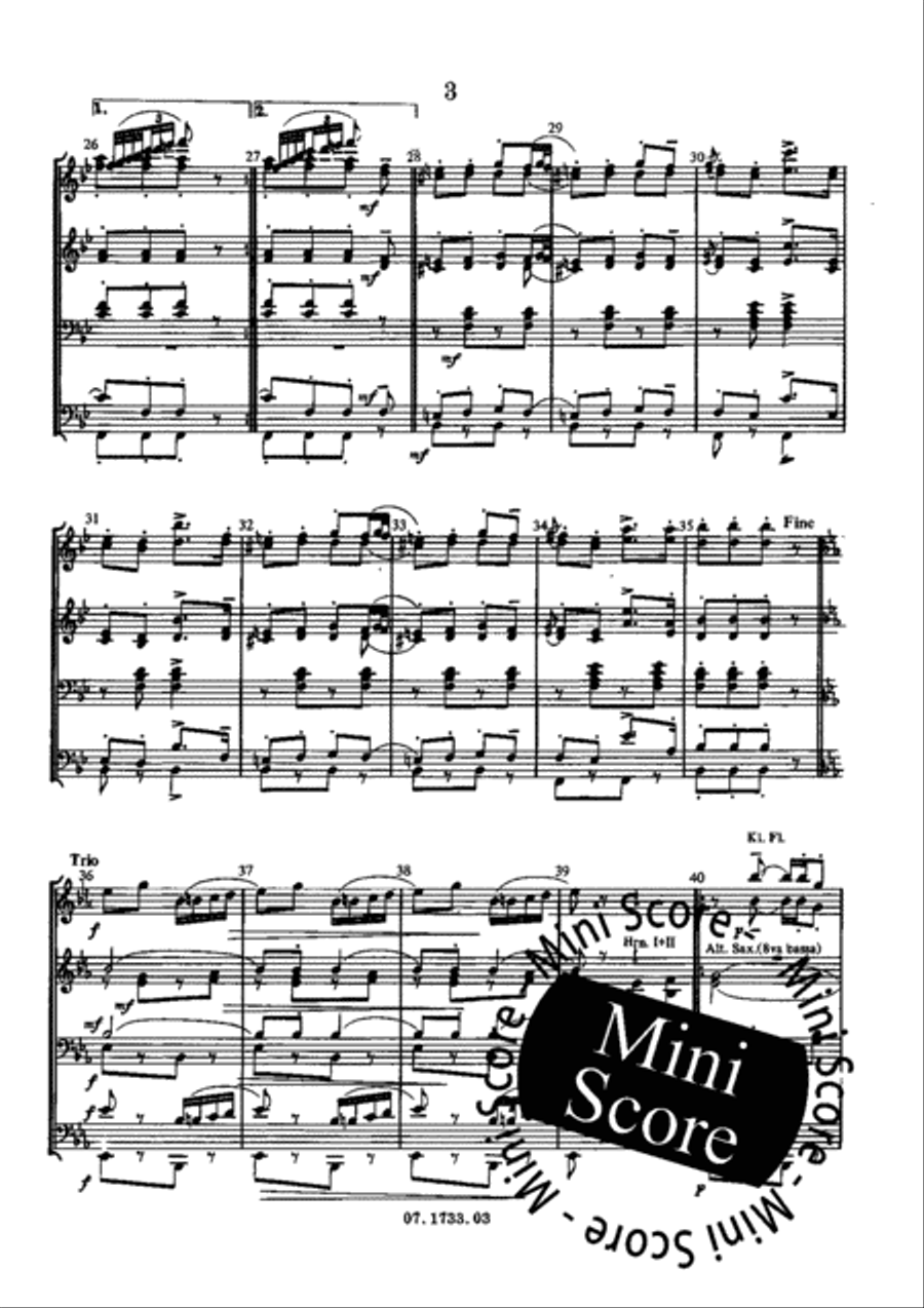 Schwabenliebe Concert Band scores gallery preview page 5