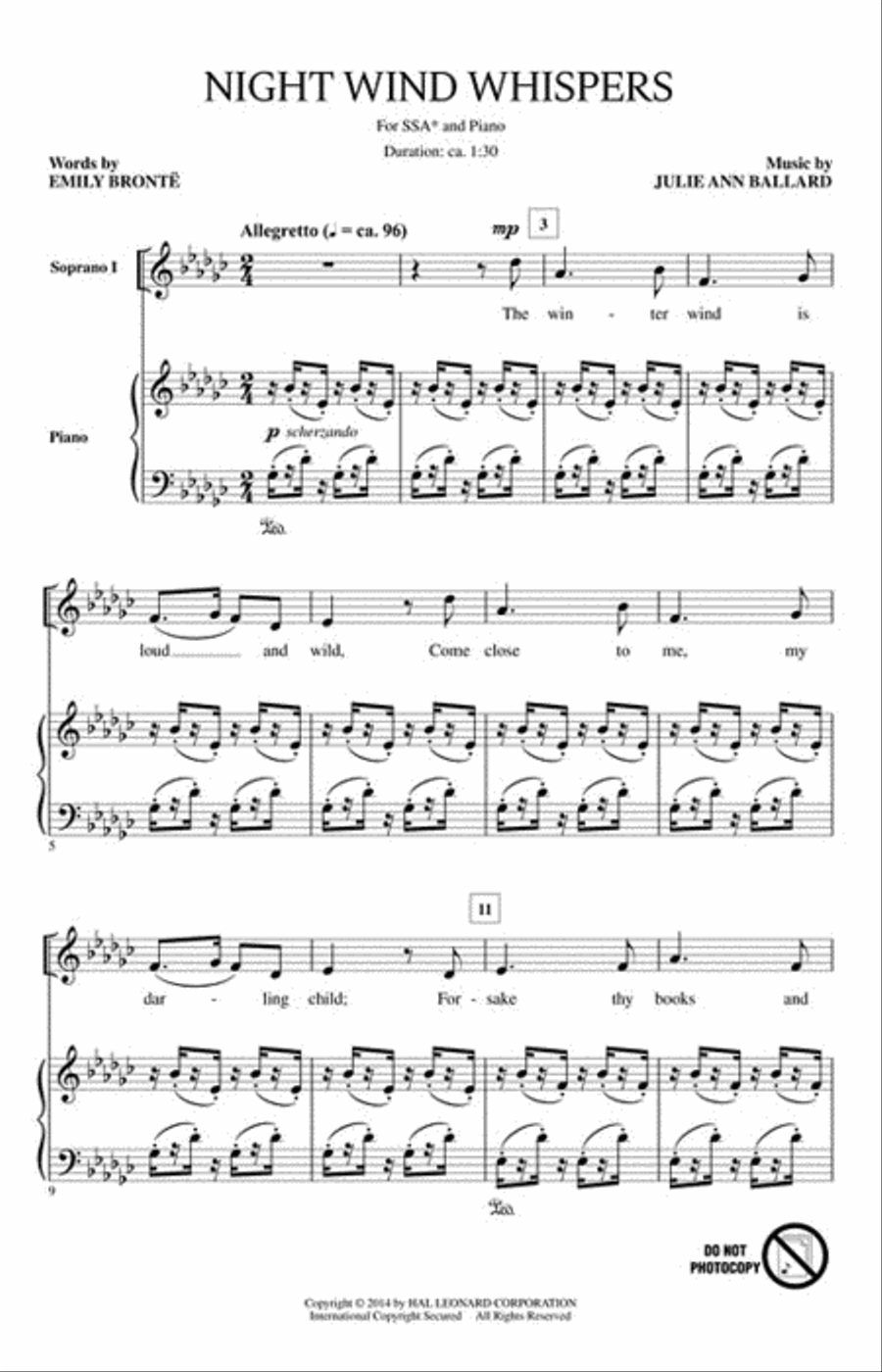 Night Wind Whispers Night Wind Whispers SSA scores gallery preview page 2
