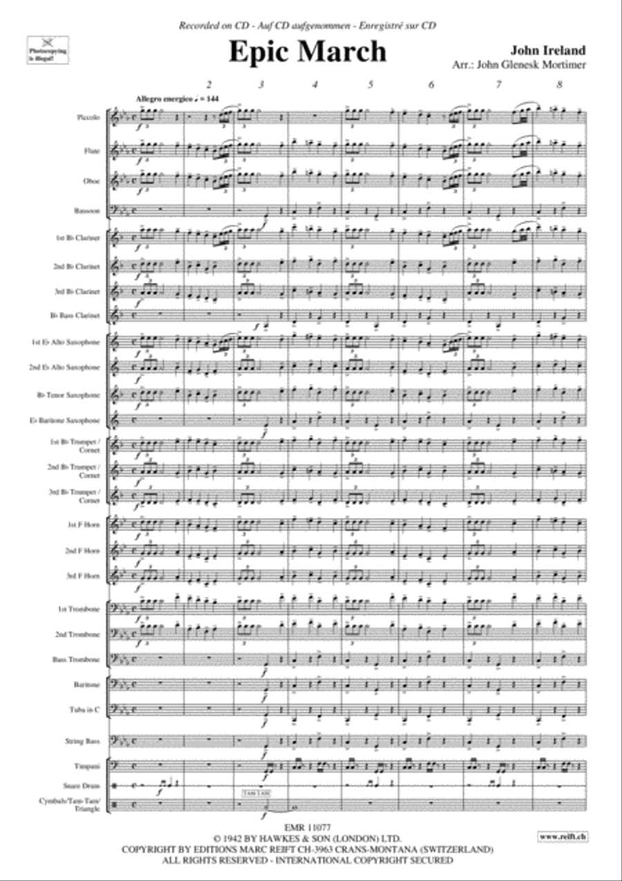 Epic March Concert Band scores gallery preview page 4