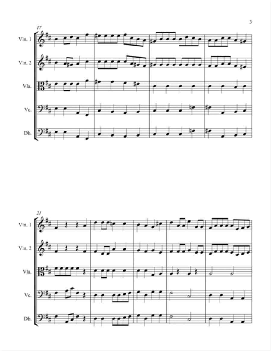 General Bulow (Easy) String Orchestra scores gallery preview page 3