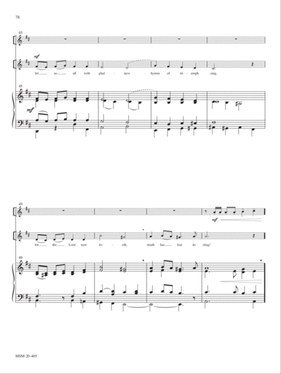 Thine is the Glory Thine is the Glory Choir scores gallery preview page 6