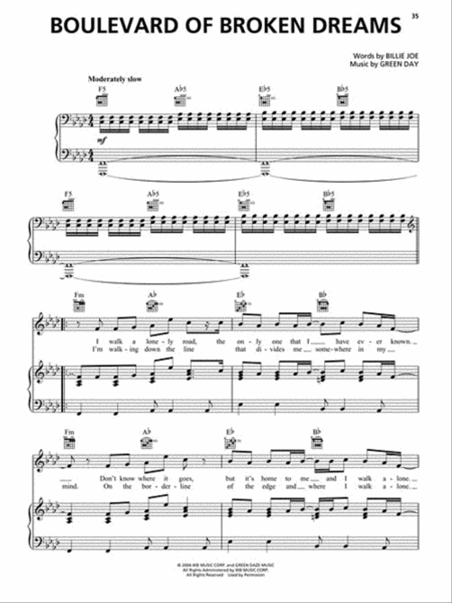 Songs of the 2000s Songs of the 2000s Piano, Vocal, Guitar scores gallery preview page 3