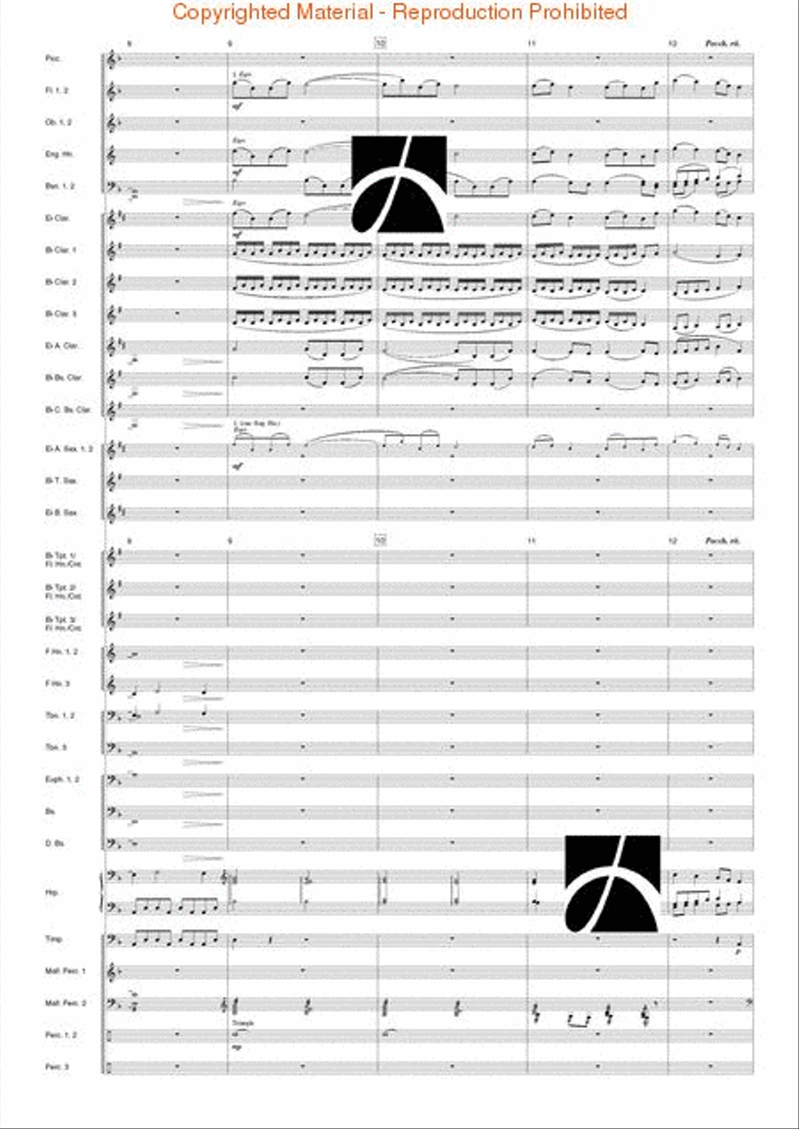 Tanczi Concert Band scores gallery preview page 26