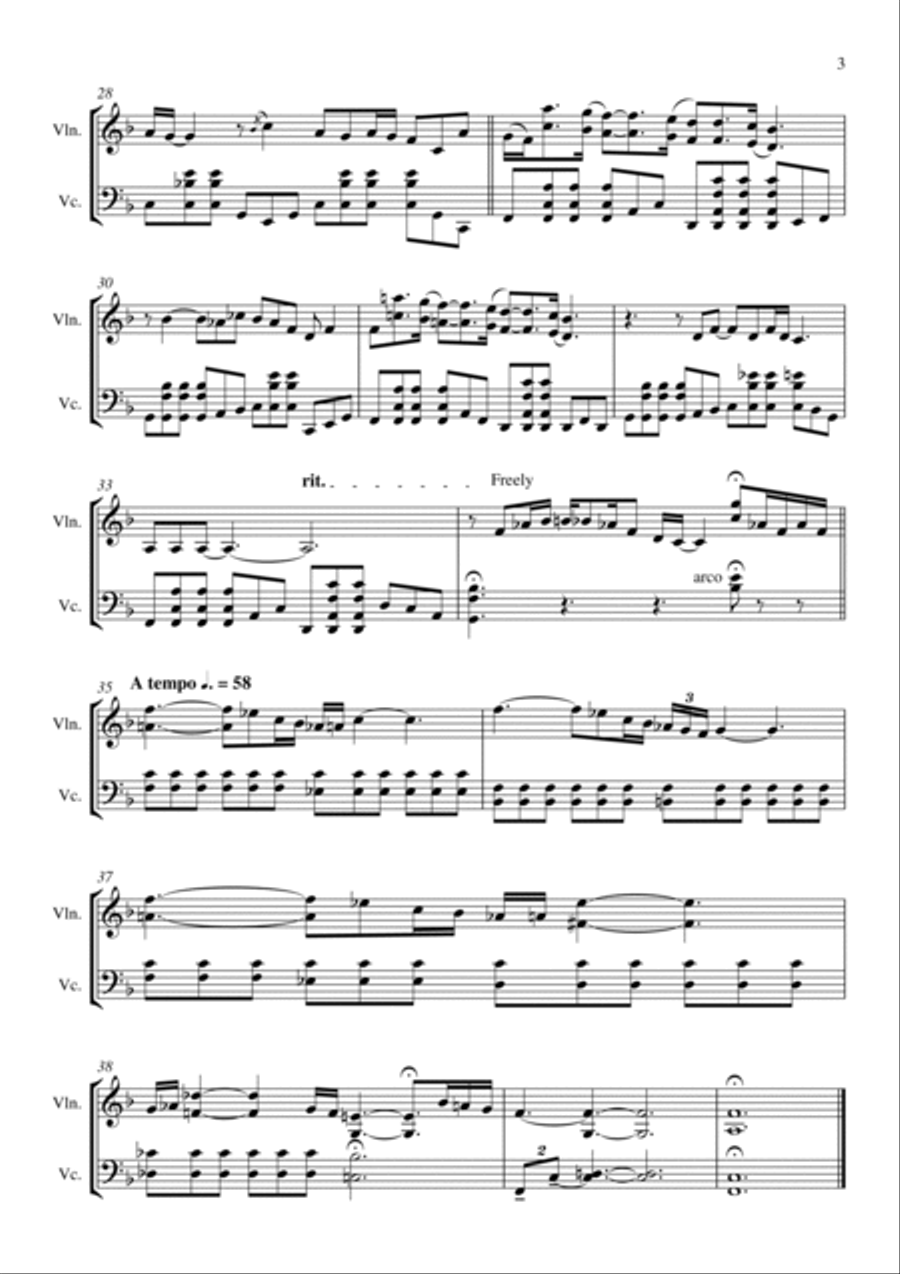 At Last At Last String Duet scores gallery preview page 4