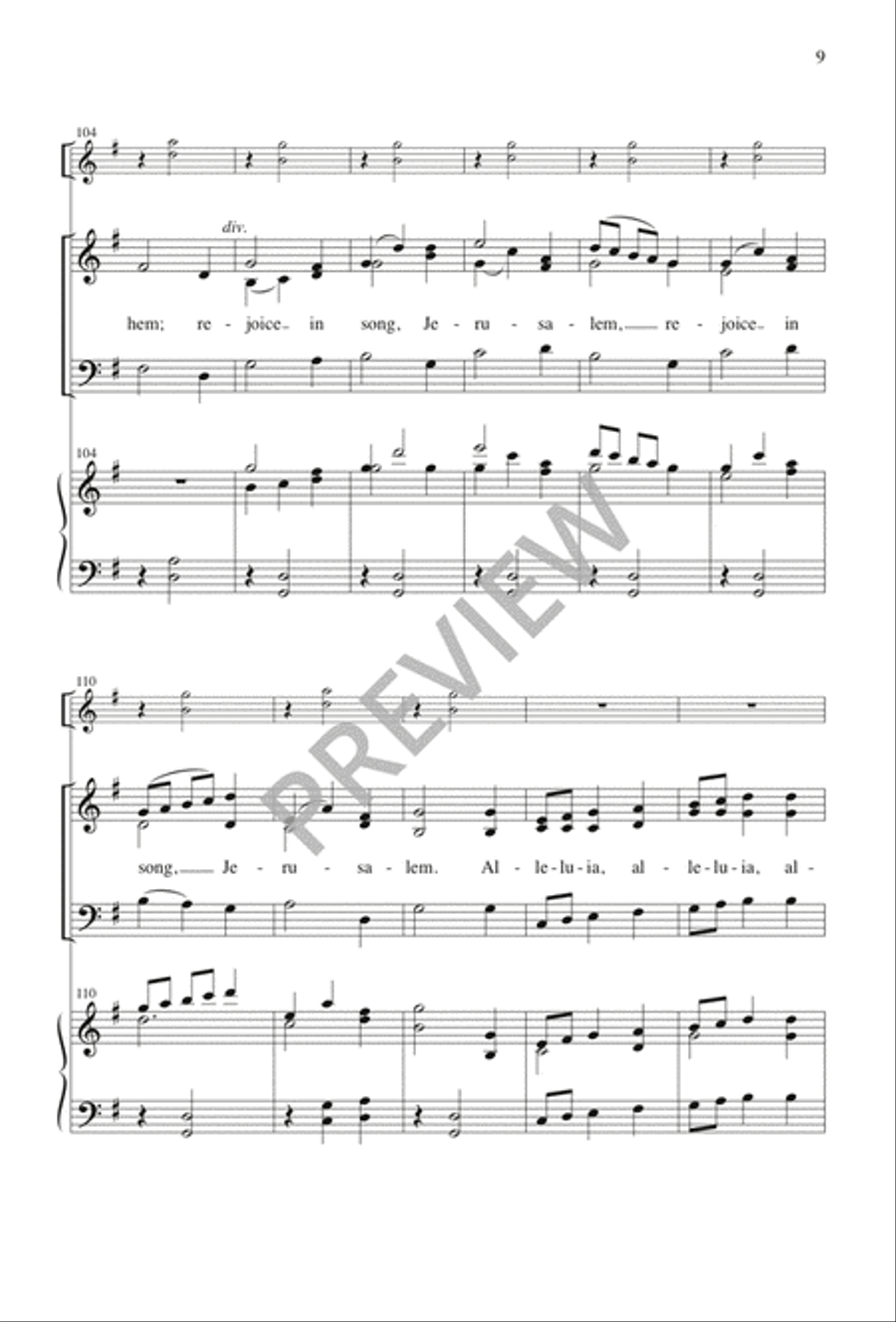 A Child Is Born in Bethlehem 4-Part scores gallery preview page 9