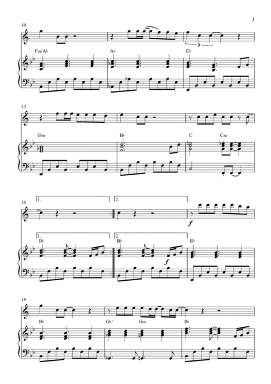 Make You Feel My Love Small Ensemble scores gallery preview page 3