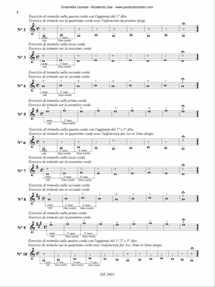 Méthode pour mandoline, partie 1-2 Mandolin scores gallery preview page 4