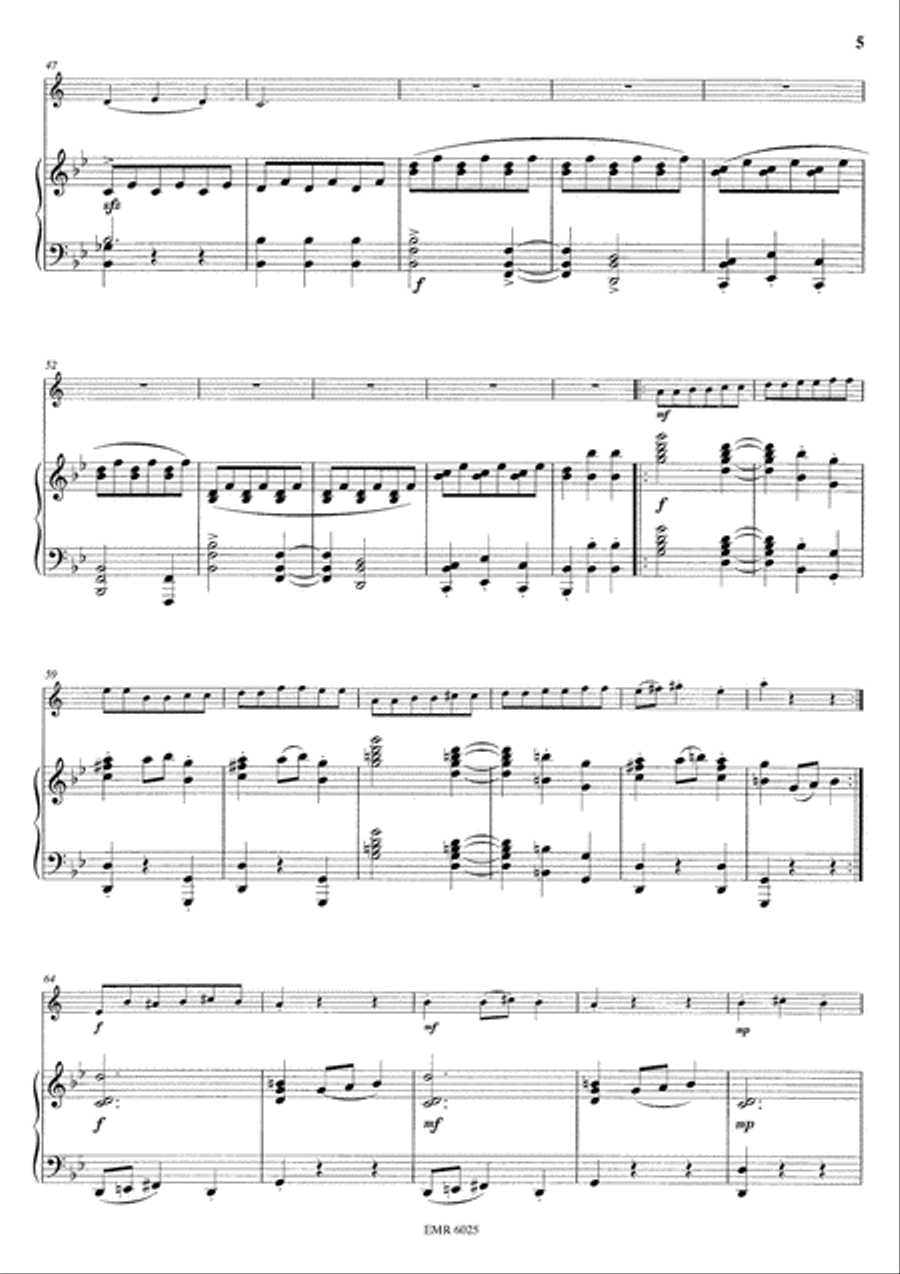 Slavonic Dance No. 8 Trumpet Solo scores gallery preview page 6