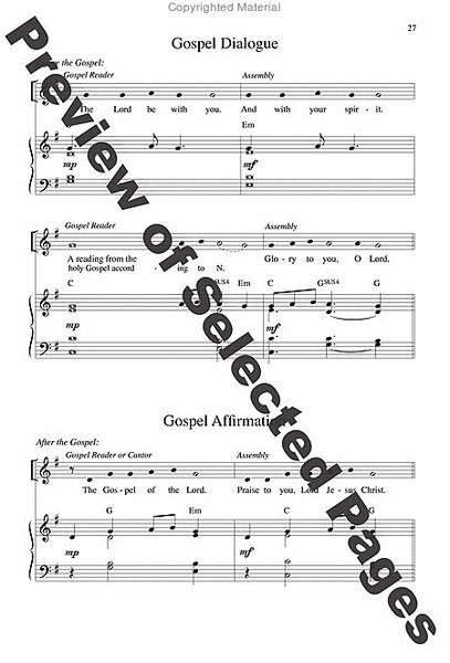 Jubilation Mass - Choral / Accompaniment edition
