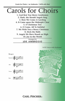 Book cover for Carols For Choirs