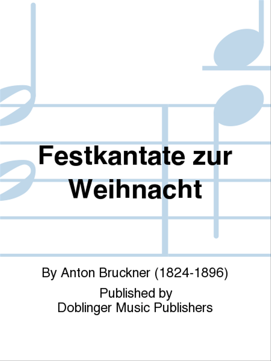 Festkantate zur Weihnacht Men's Choir scores gallery preview page 1