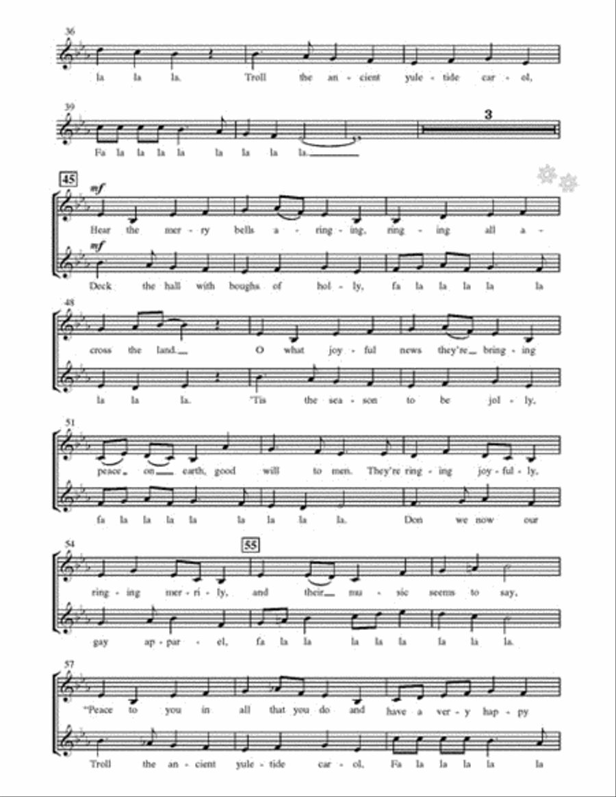 Tunes for Two the Whole Year Through 2-Part scores gallery preview page 6