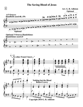 The Saving Blood of Jesus (for 4 or 5 octave handbell choirs)
