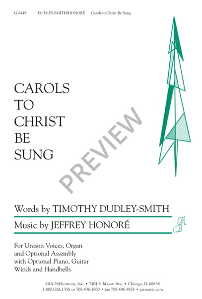 Carols to Christ Be Sung image number null