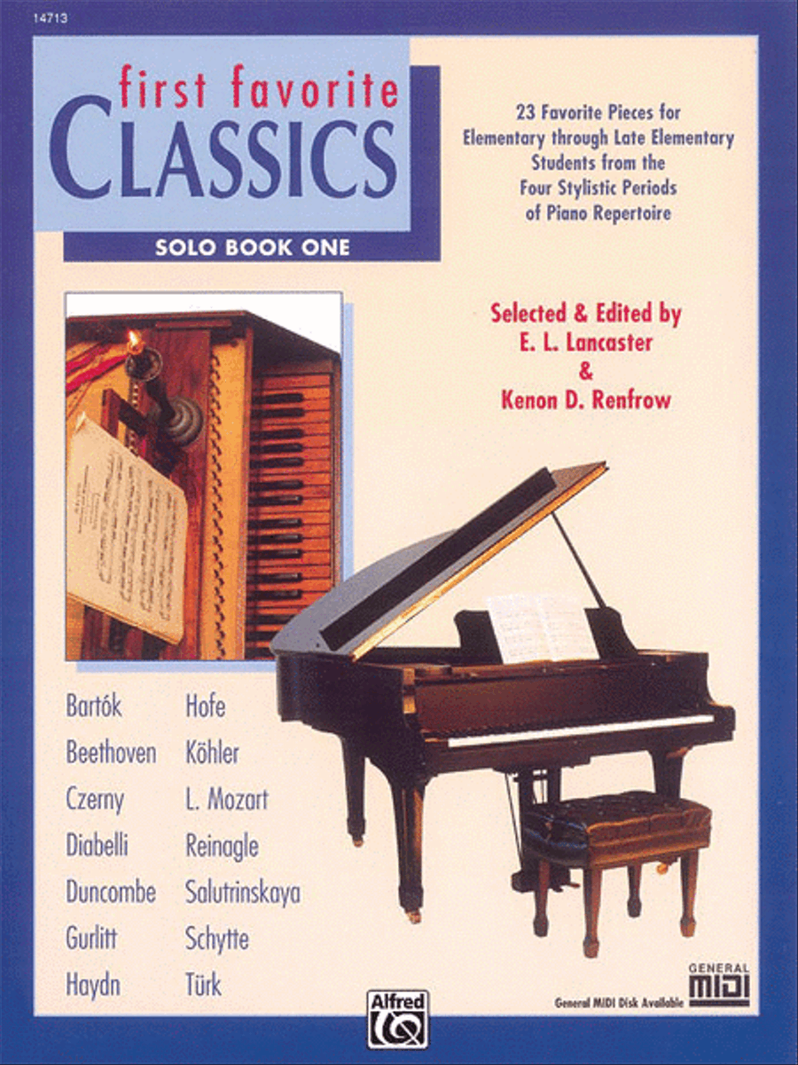 First Favorite Classics, Book 1 Easy Piano scores gallery preview page 1