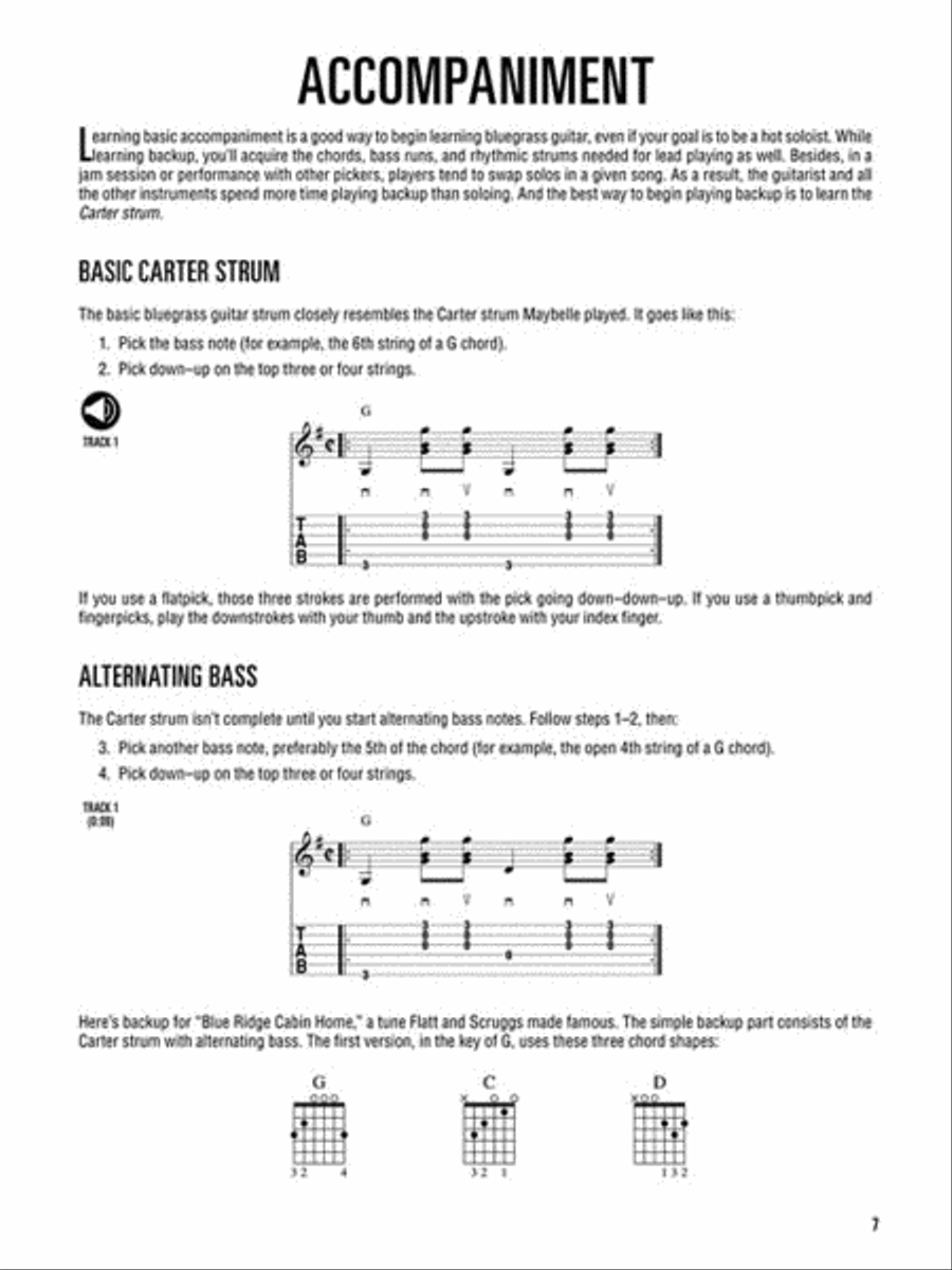 Hal Leonard Bluegrass Guitar Method Acoustic Guitar scores gallery preview page 3