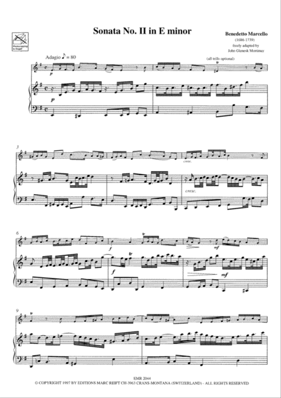 Sonata No. 2 in E minor Organ scores gallery preview page 3