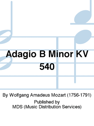Book cover for Adagio B Minor KV 540