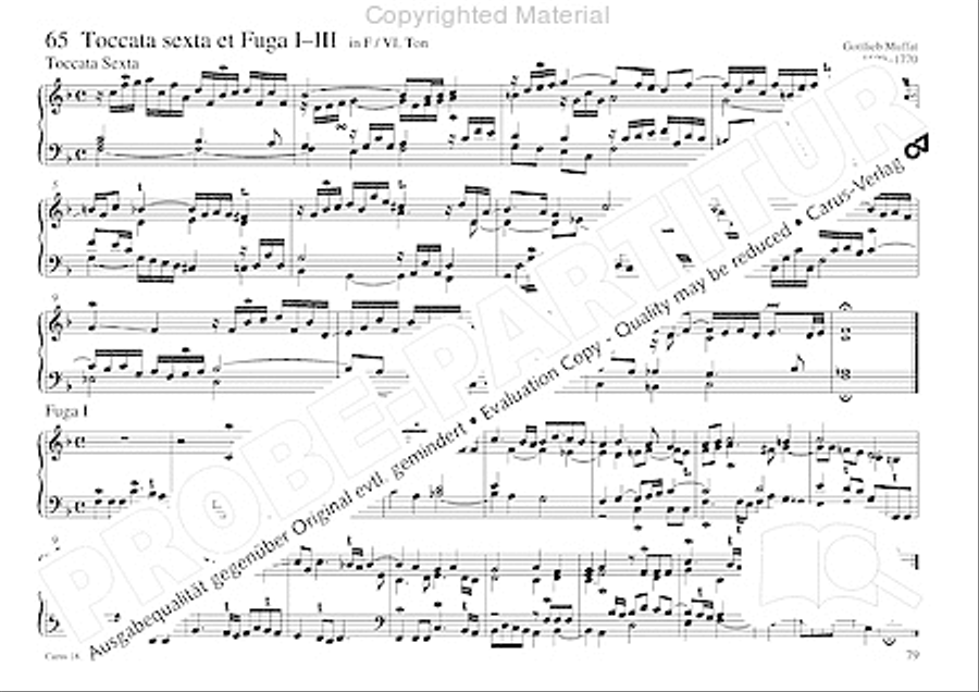 Organo pleno. Orgelstucke zum Ein- und Auszug Organ Solo scores gallery preview page 87