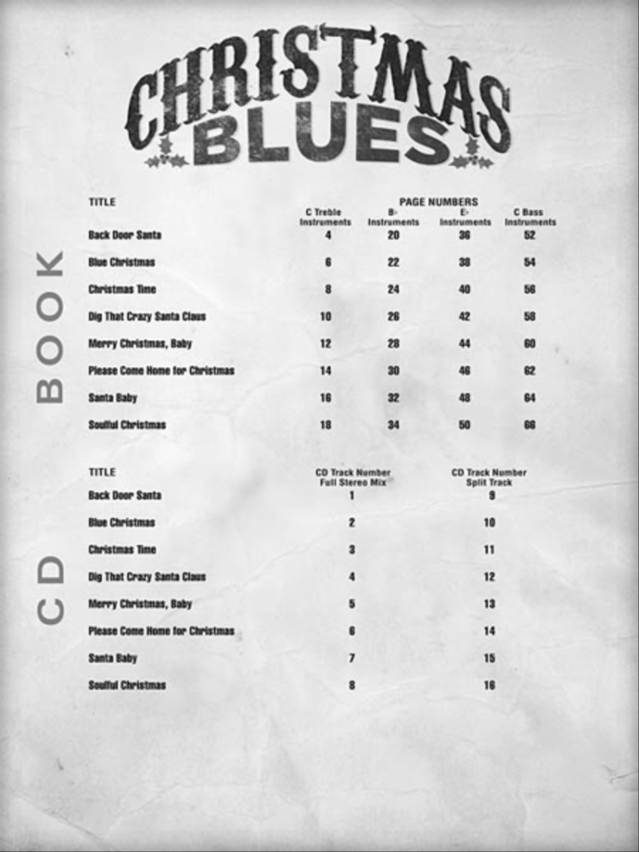 Christmas Blues C Instrument scores gallery preview page 3
