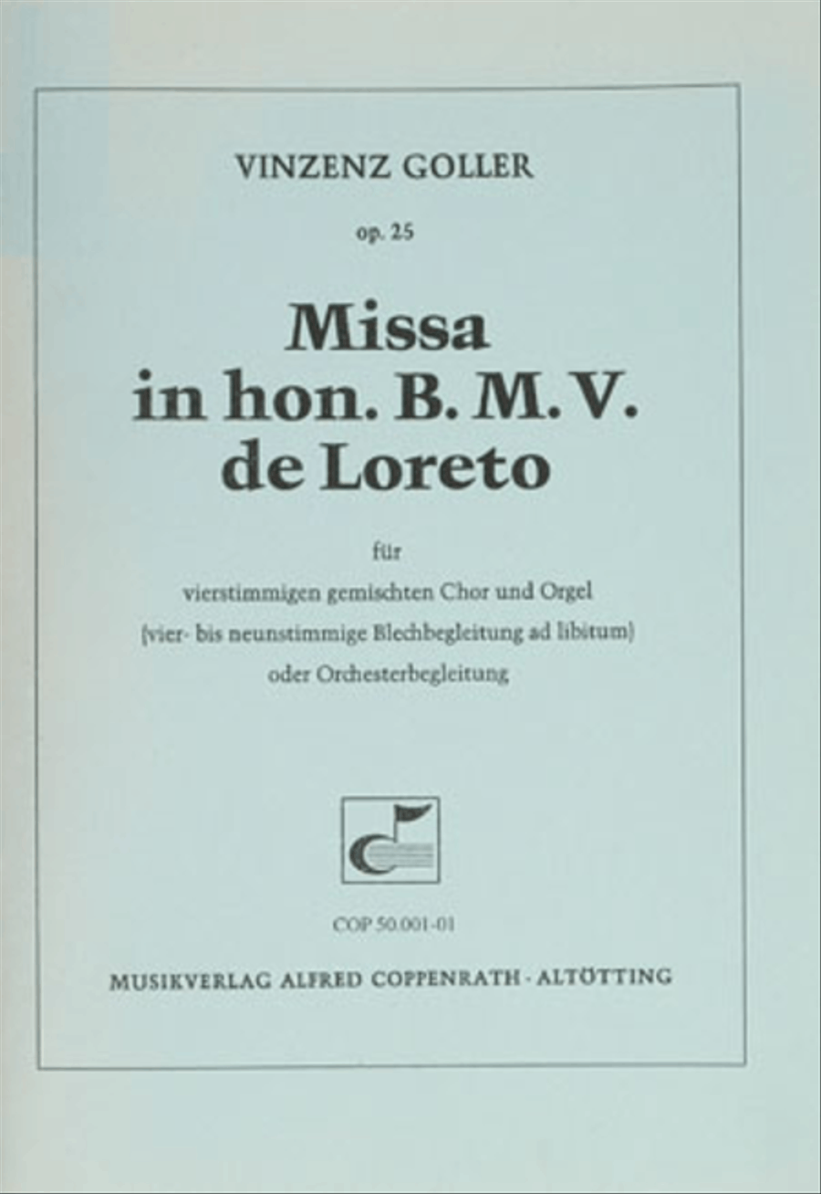 Missa in hon. B. M. V. de Loreto Violin scores gallery preview page 1