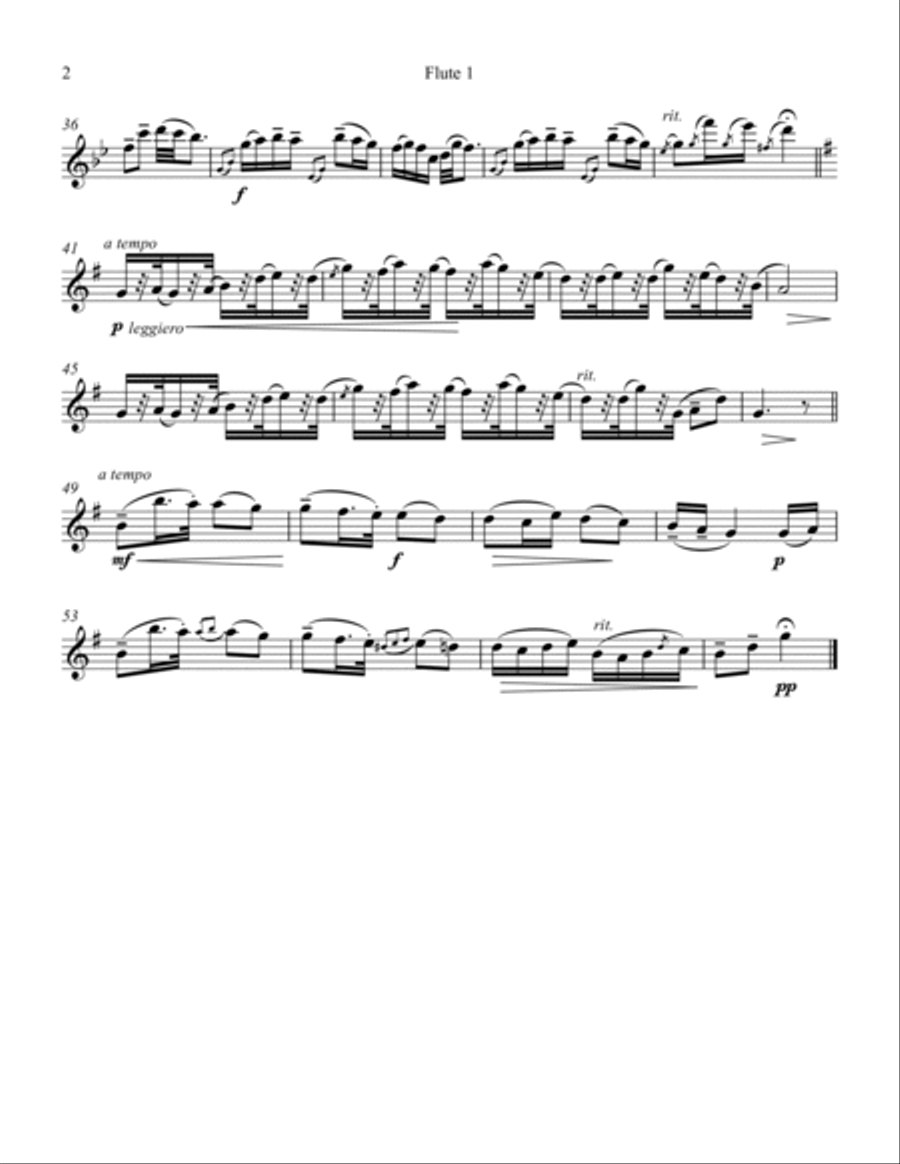 Humoresque Flute Duet scores gallery preview page 2