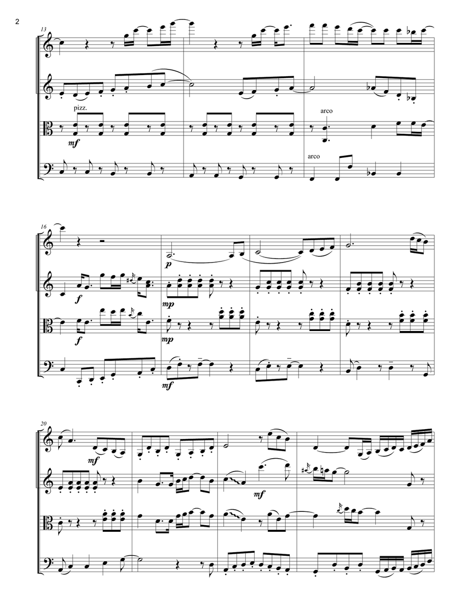 Hello, Goodbye String Quartet scores gallery preview page 2