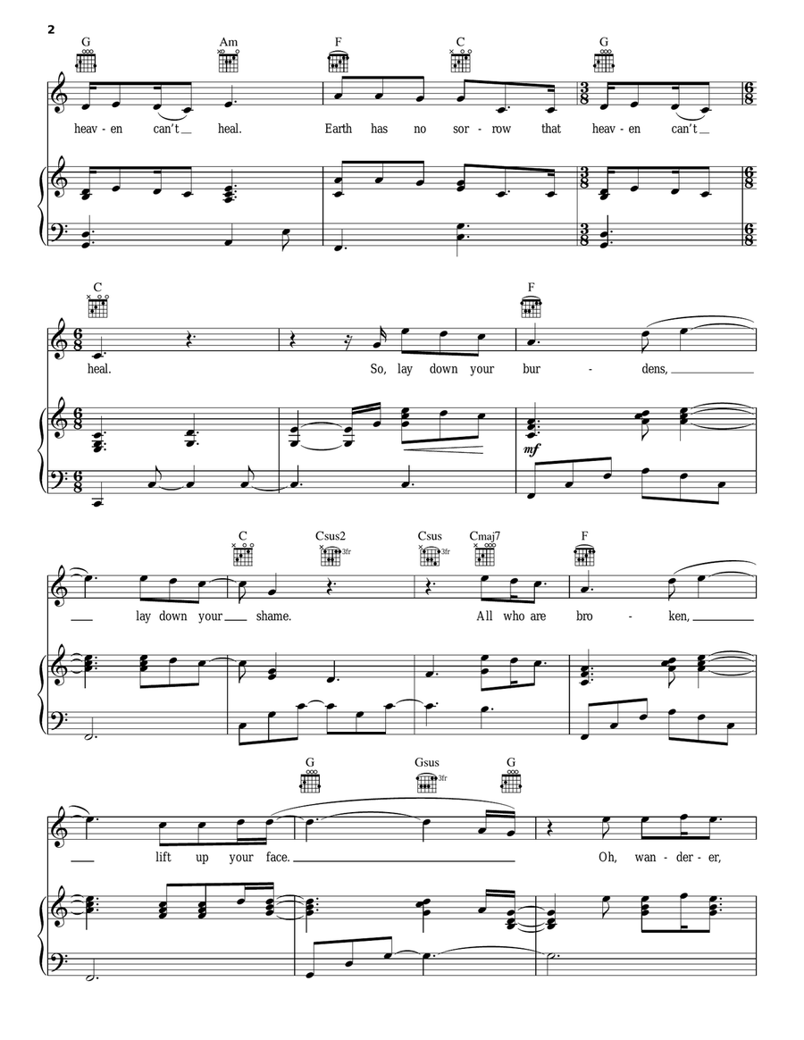 Come As You Are Come As You Are Piano, Vocal, Guitar scores gallery preview page 2