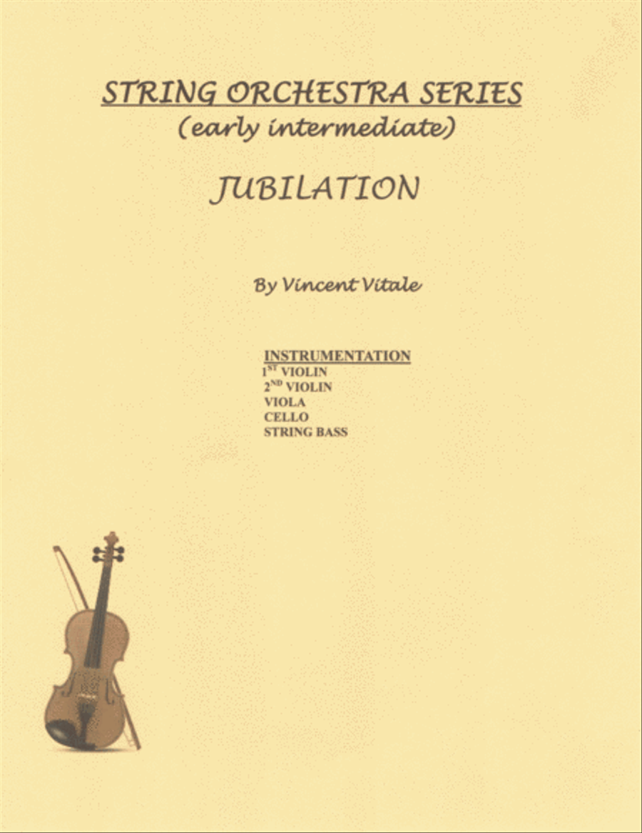 JUBILATION String Orchestra scores gallery preview page 1