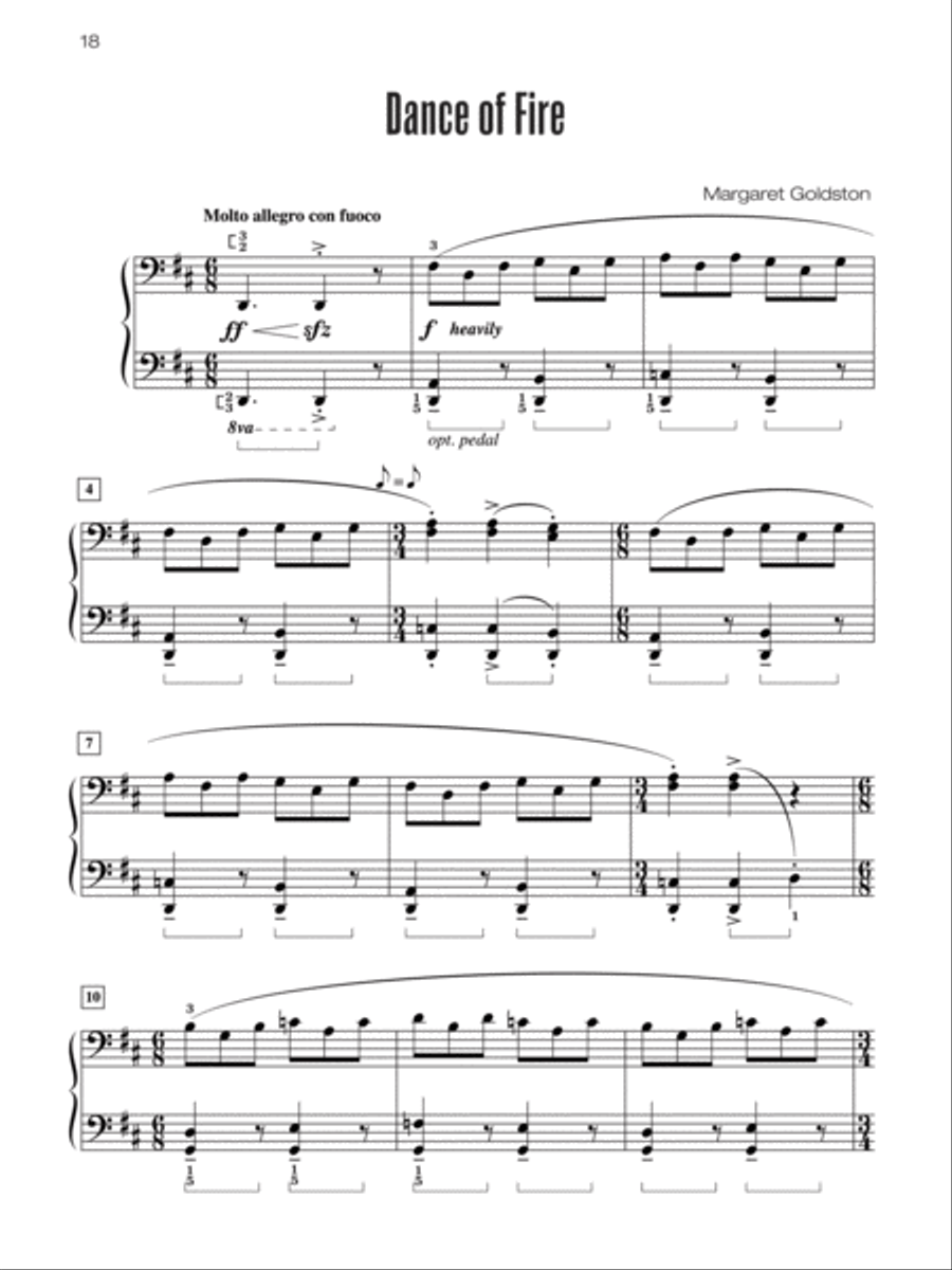 The Virtuosic Performer, Book 2 Piano Solo scores gallery preview page 3