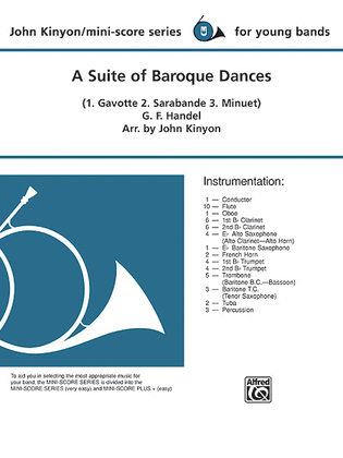 Book cover for A Suite of Baroque Dances