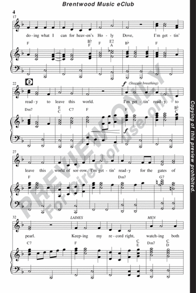 Simple Series Southern Gospel Volume 4 - Choral Book image number null
