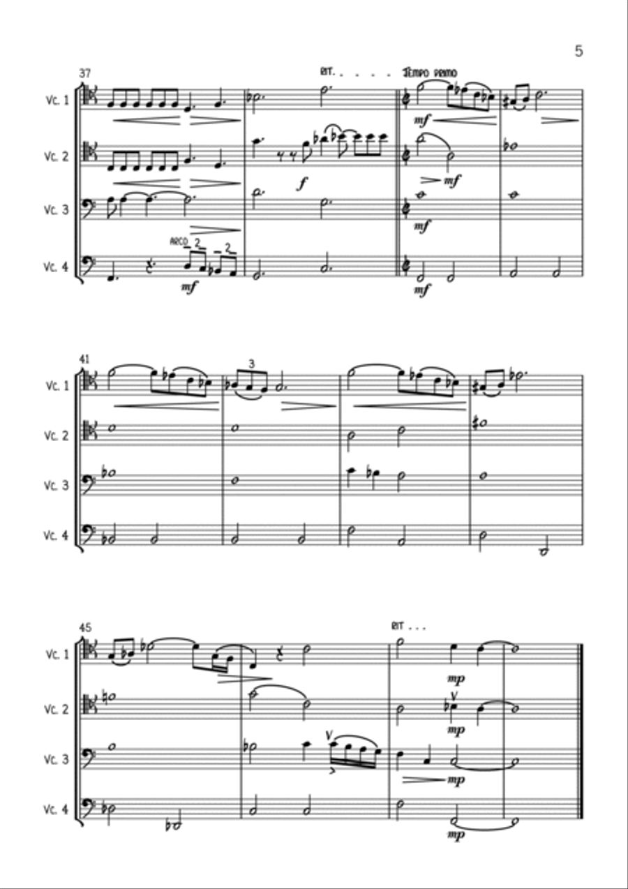 At Last Cello scores gallery preview page 5