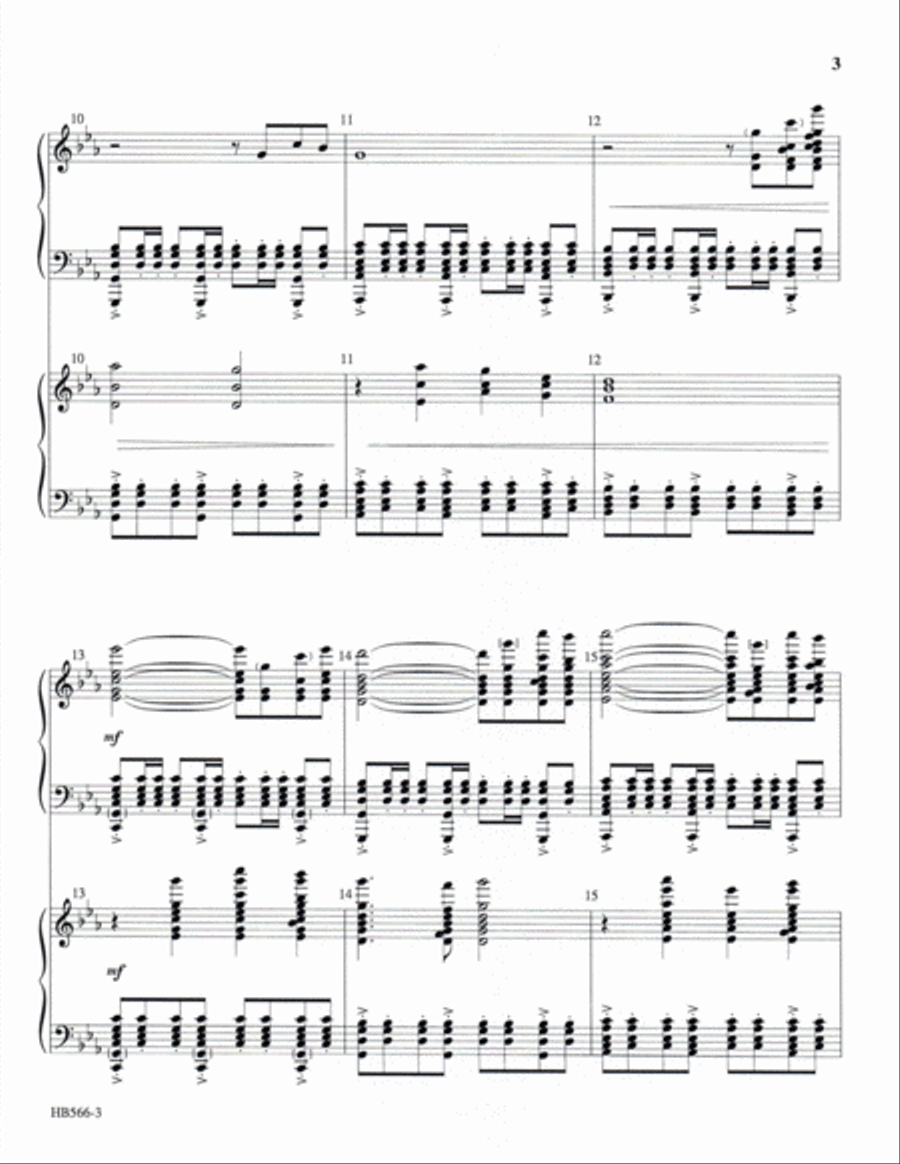 United - full score Handbell Choir scores gallery preview page 4