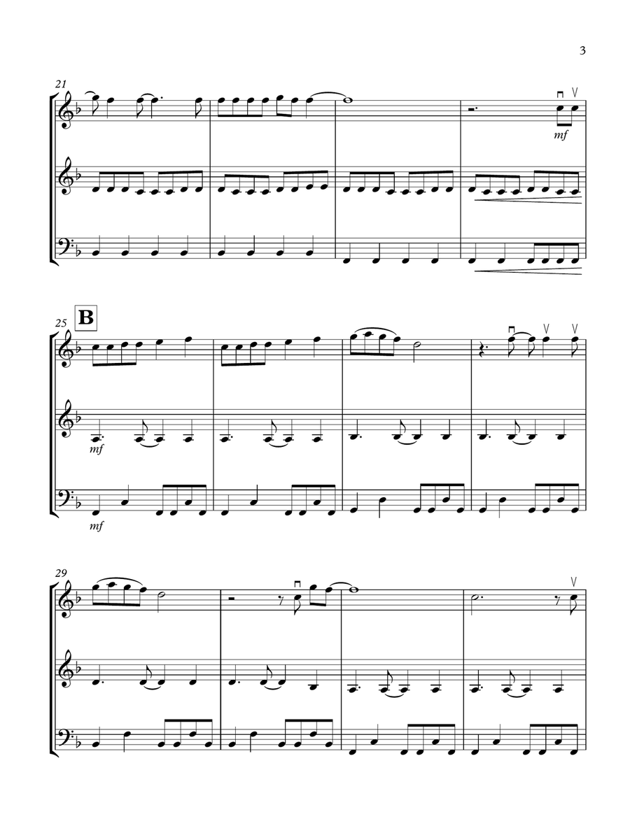 Marry You String Trio scores gallery preview page 3