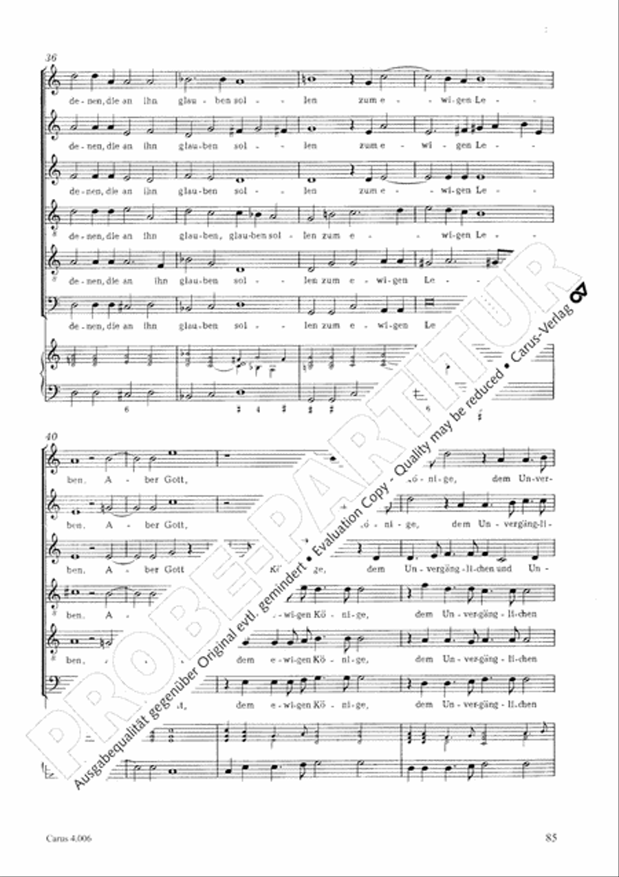 Ten motets Choir scores gallery preview page 87