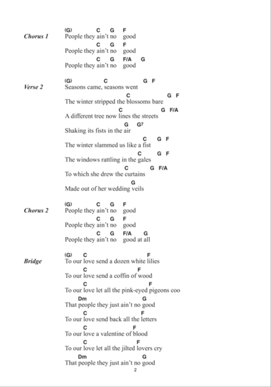People Ain't No Good Guitar scores gallery preview page 2