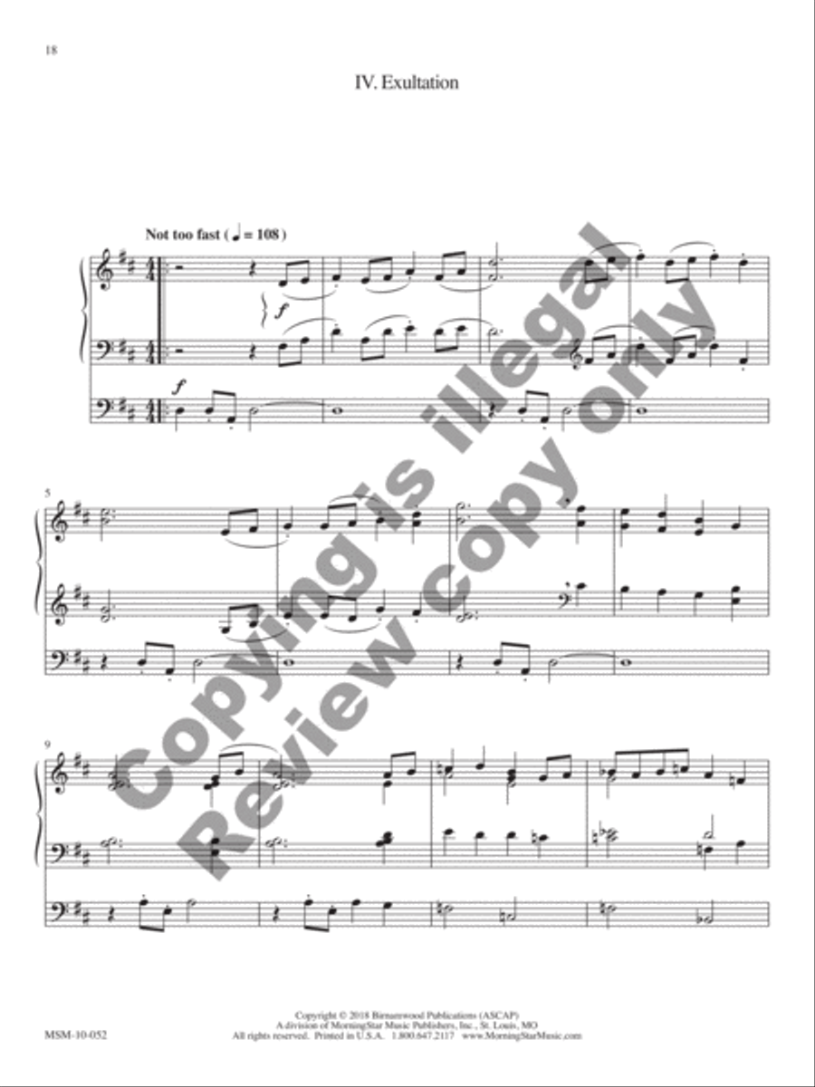 Melodic Suite Melodic Suite Organ scores gallery preview page 6