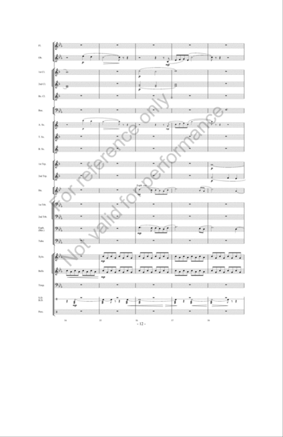 The Great Land Run Concert Band scores gallery preview page 11