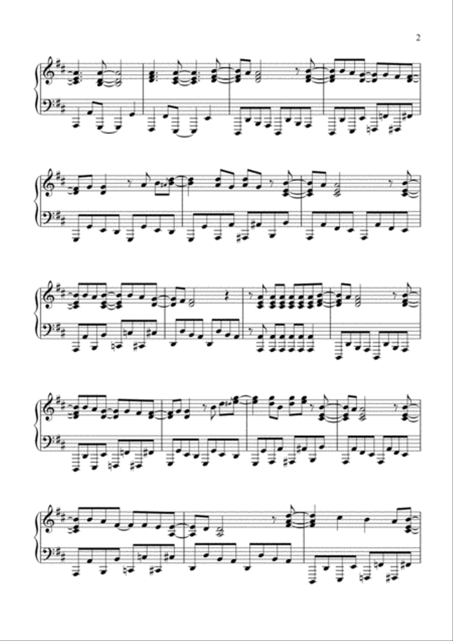 Waterloo Piano Solo scores gallery preview page 3