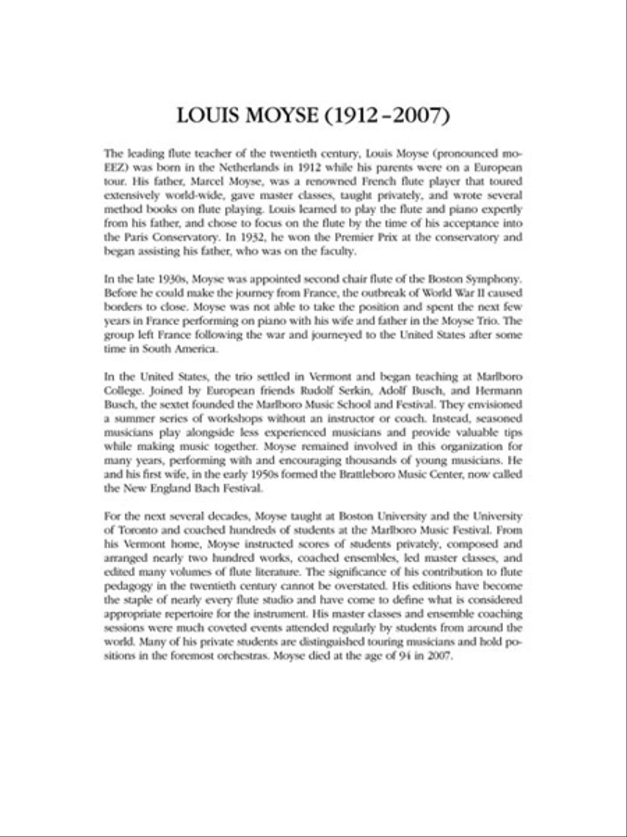 Forty Little Pieces Flute Solo scores gallery preview page 4