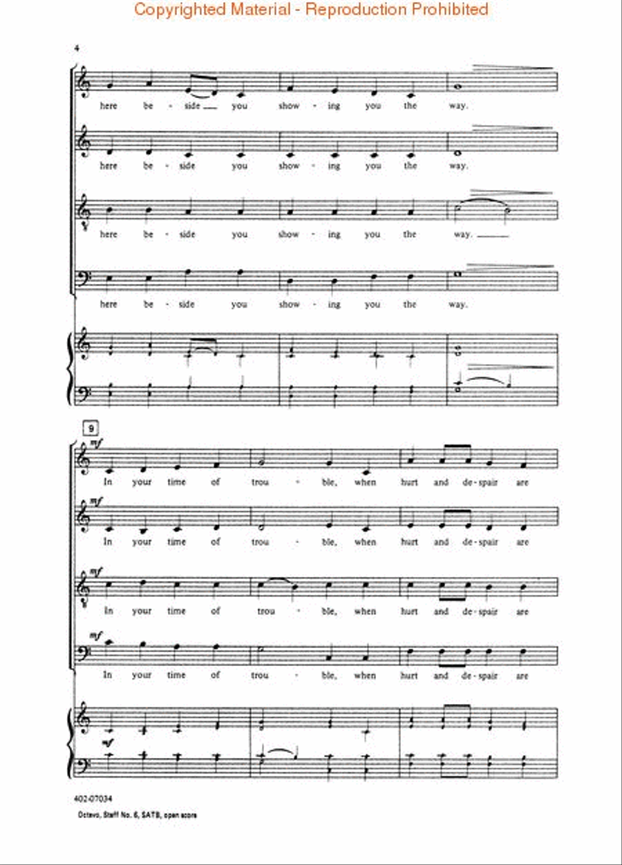 Go Ye Now in Peace 4-Part scores gallery preview page 3