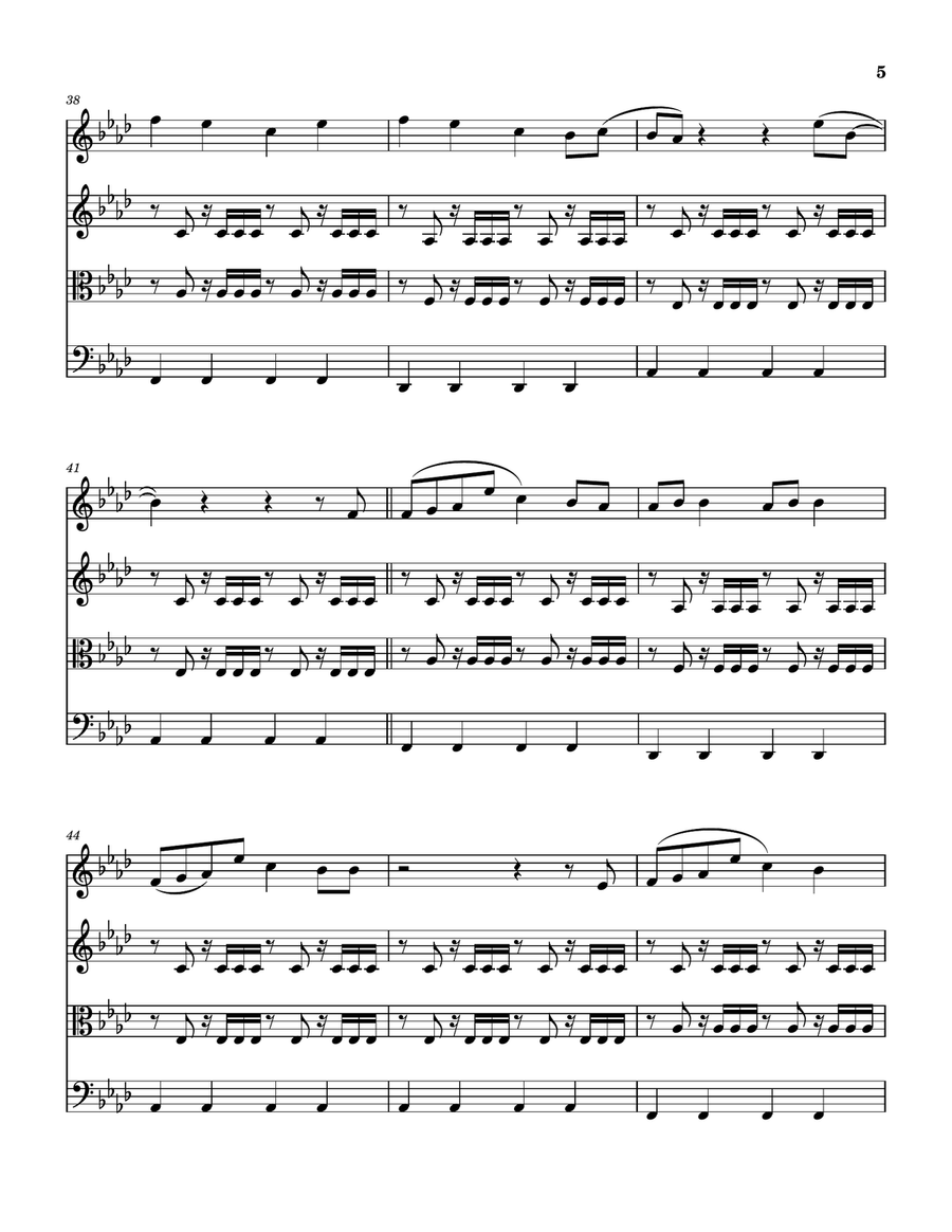 Nice To Meet You Nice To Meet You String Quartet scores gallery preview page 6