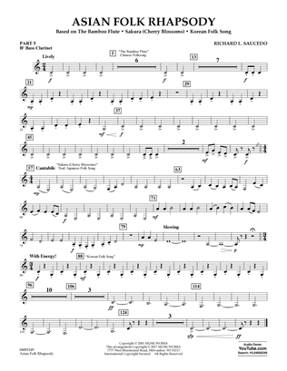 Asian Folk Rhapsody - Pt.5 - Bb Bass Clarinet