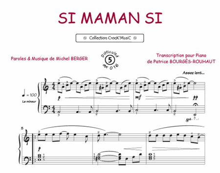 Si maman si (Collection CrocK'MusiC) image number null