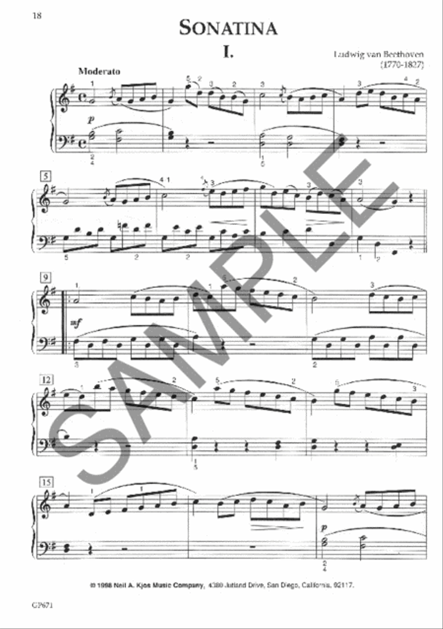 Selected Sonatinas, Book 1 Piano Solo scores gallery preview page 2