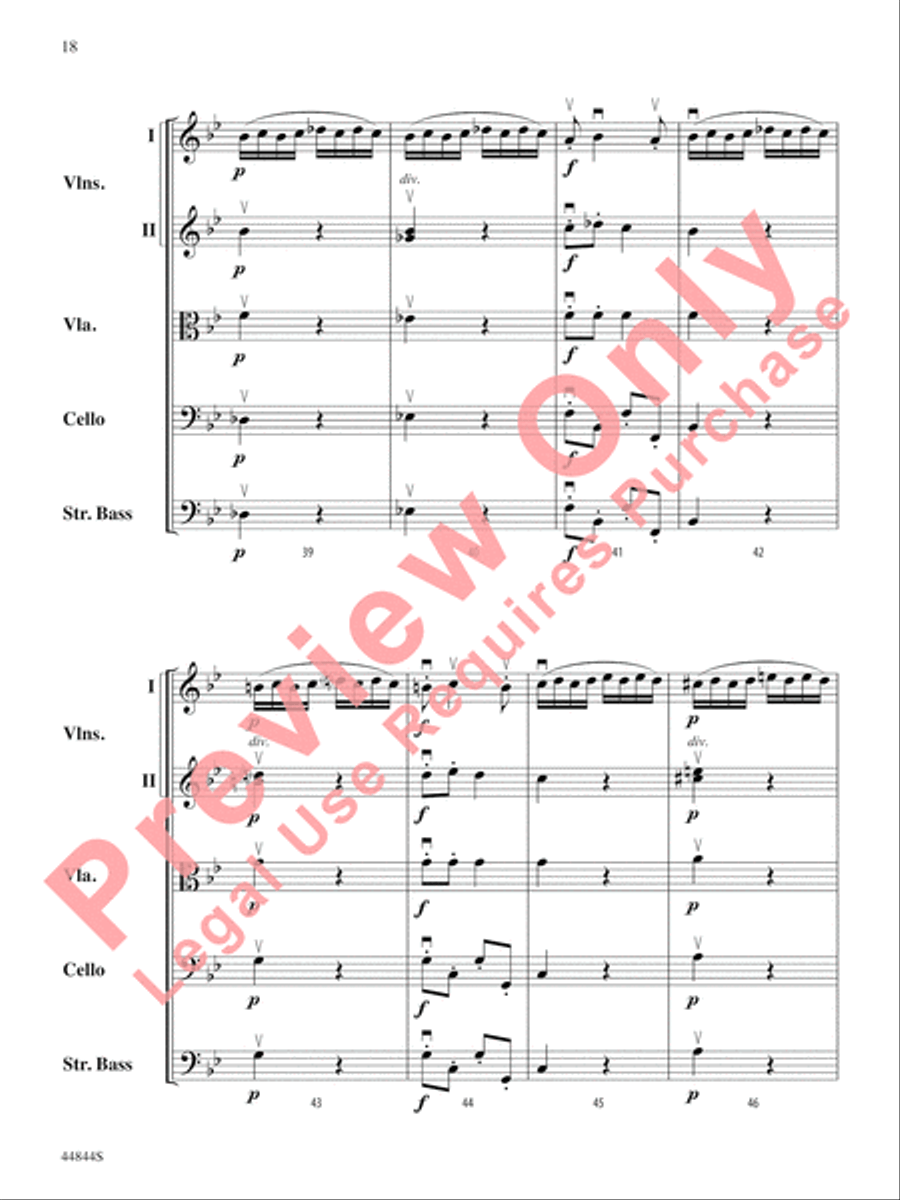 Concerto Grosso, Opus 6, No. 8 String Orchestra scores gallery preview page 19