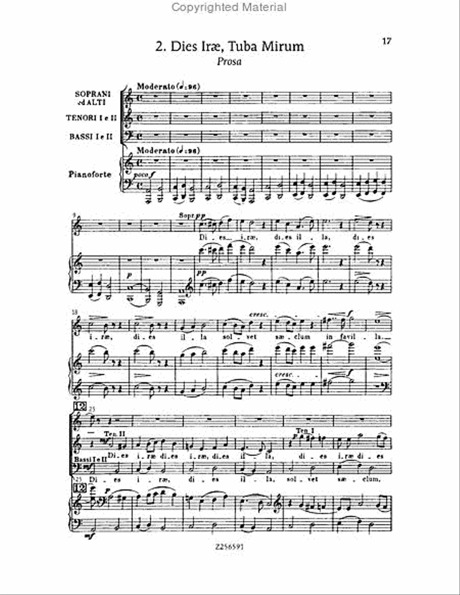 Grande Messe du Morts, H 75 Choir scores gallery preview page 17