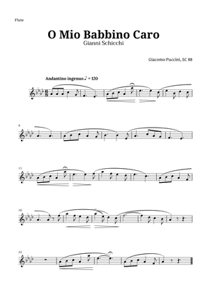 O Mio Babbino Caro by Puccini for Flute